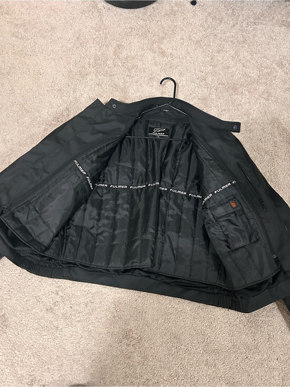 Fulmer Men's Black Performance Riding Jacket with Quilted Liner - Picture 4 of 7